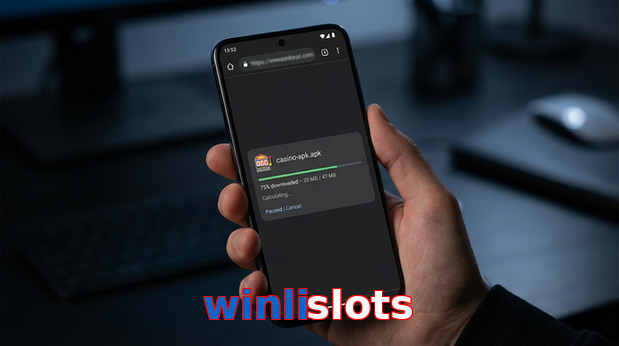 Main screen of Winlislots apk page for PK players