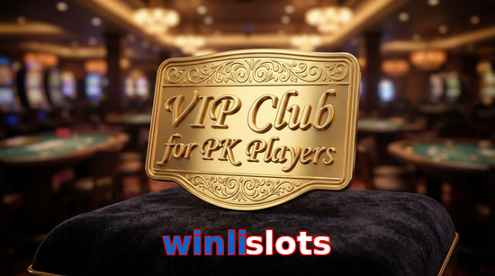 Main screen of Winlislots vip page for PK players